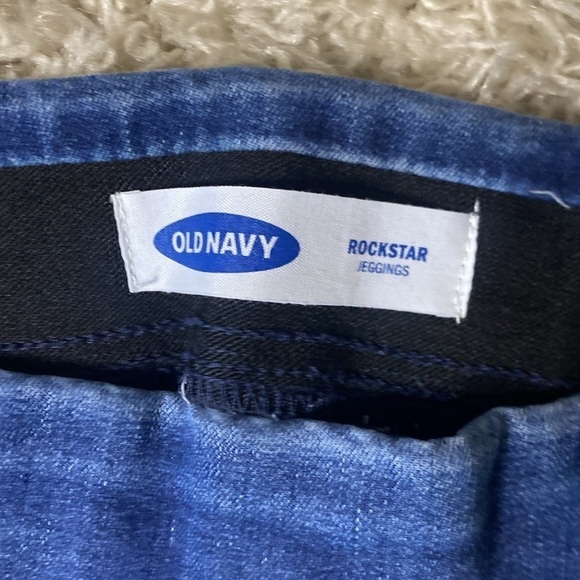 Old Navy Rockstar Distressed Leggings Women’s Size 4 Petite - Picture 3 of 5